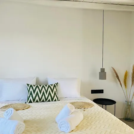 Yalos Mykonos 4 Bedroom Luxury House 5 Minute From Ornos W Sea & Sunset View בית נופש