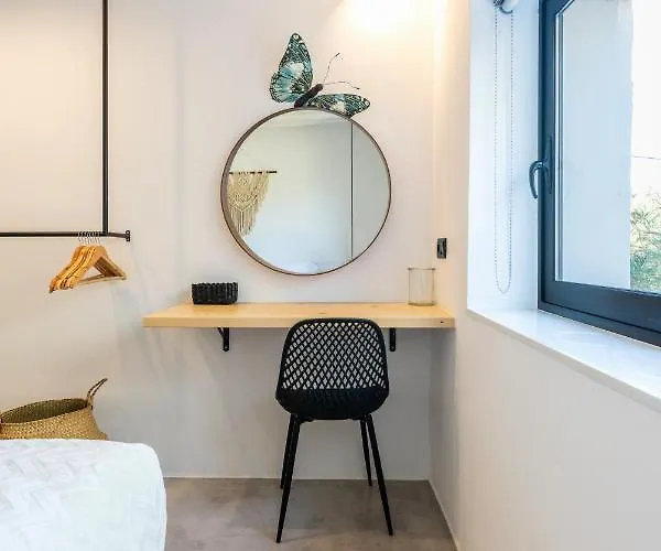 Yalos Mykonos 4 Bedroom Luxury House 5 Minute From Ornos W Sea & Sunset View Tatil Evi