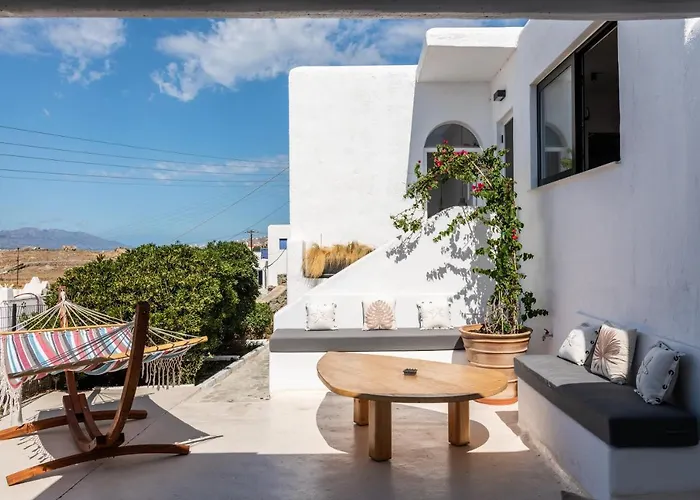 Hébergement de vacances Yalos Mykonos 4 Bedroom Luxury House 5 Minute From Ornos W Sea & Sunset View Mykonos Town